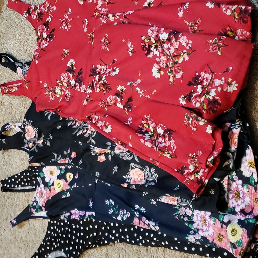 Bundle 3 Skater Mini Dresses